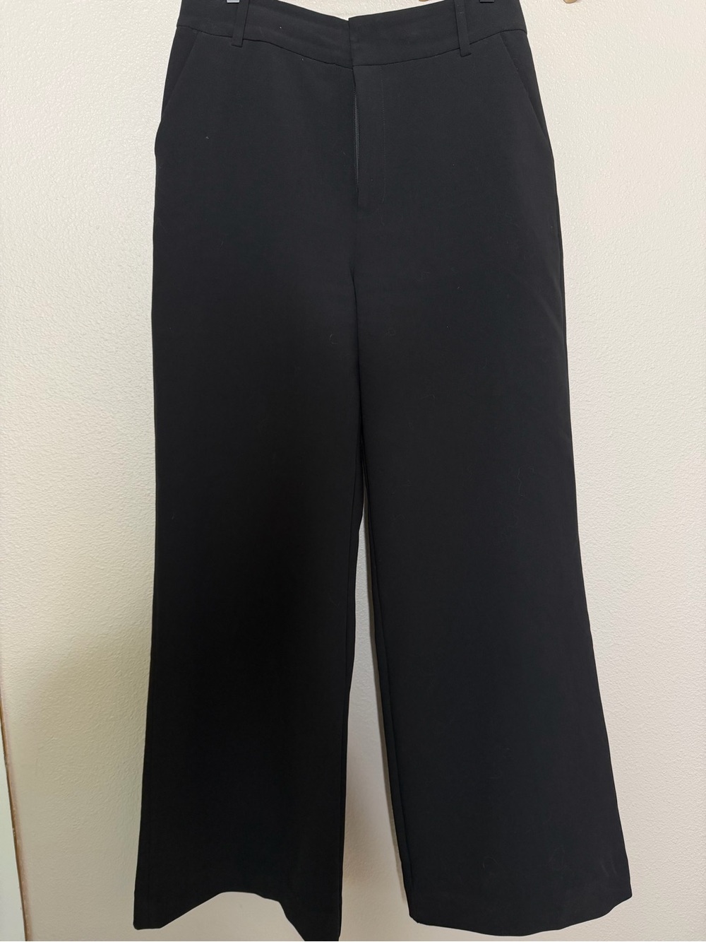 Favorite Daughter The Jones Wide Leg Pant Black Sz 8 - Picture 2 of 9